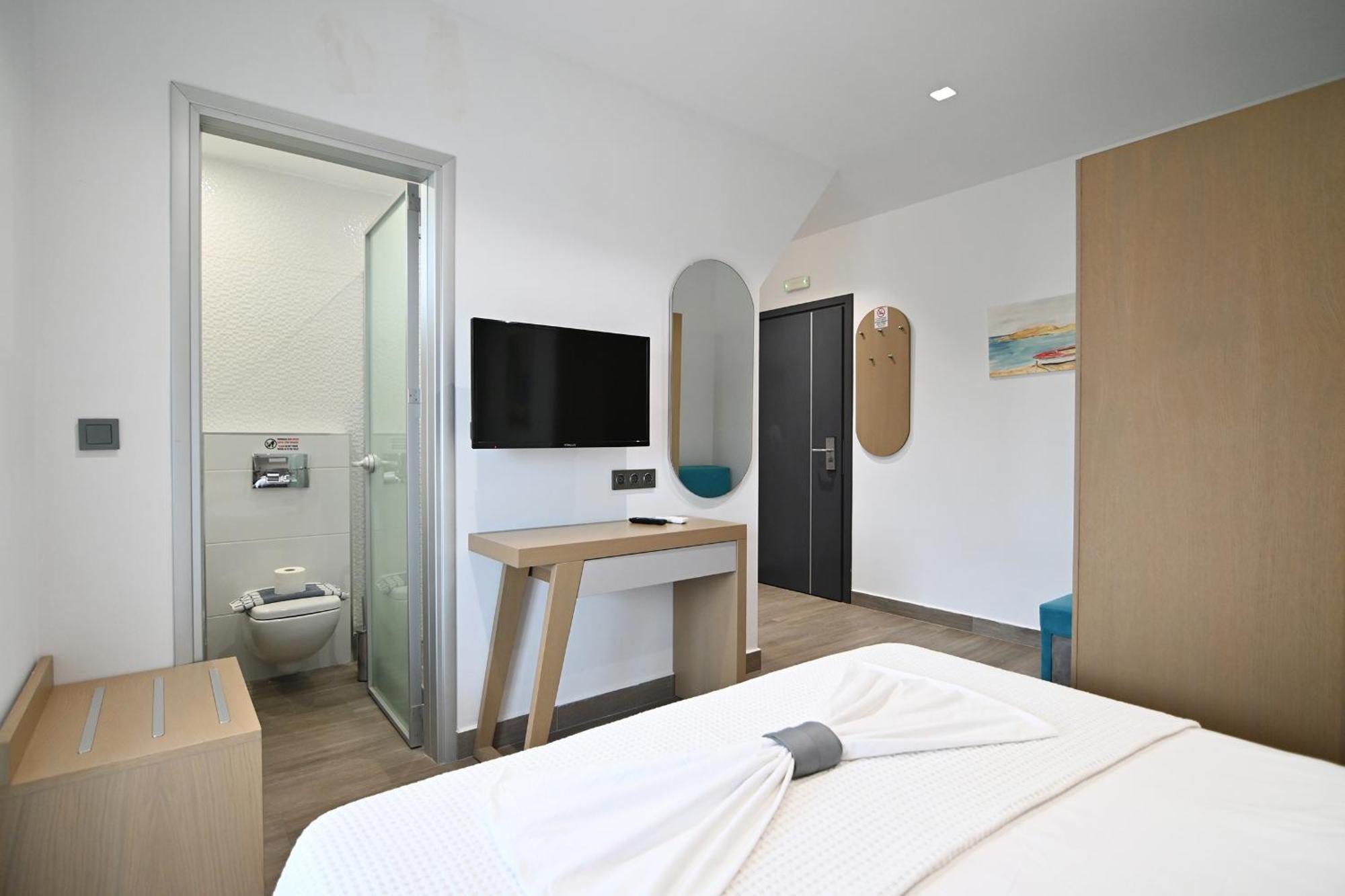 Amalia Rooms Sea View Nea Vrasna Ngoại thất bức ảnh