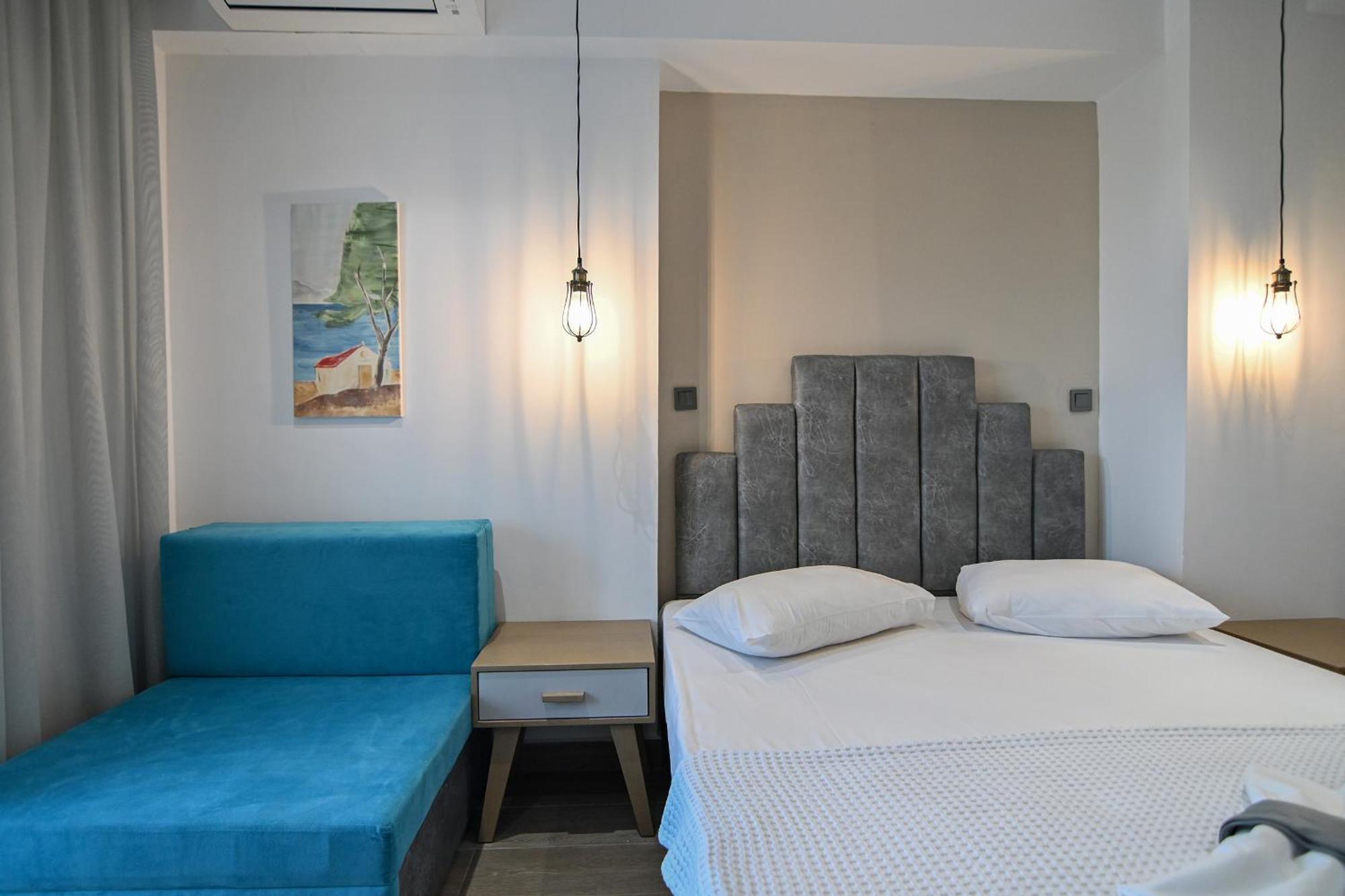 Amalia Rooms Sea View Nea Vrasna Ngoại thất bức ảnh