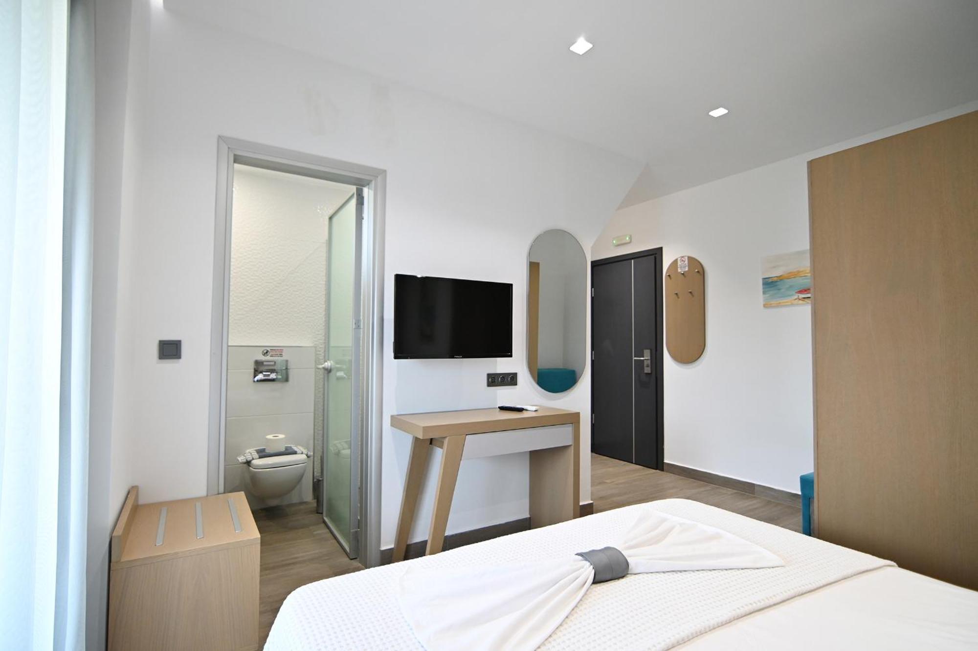 Amalia Rooms Sea View Nea Vrasna Ngoại thất bức ảnh