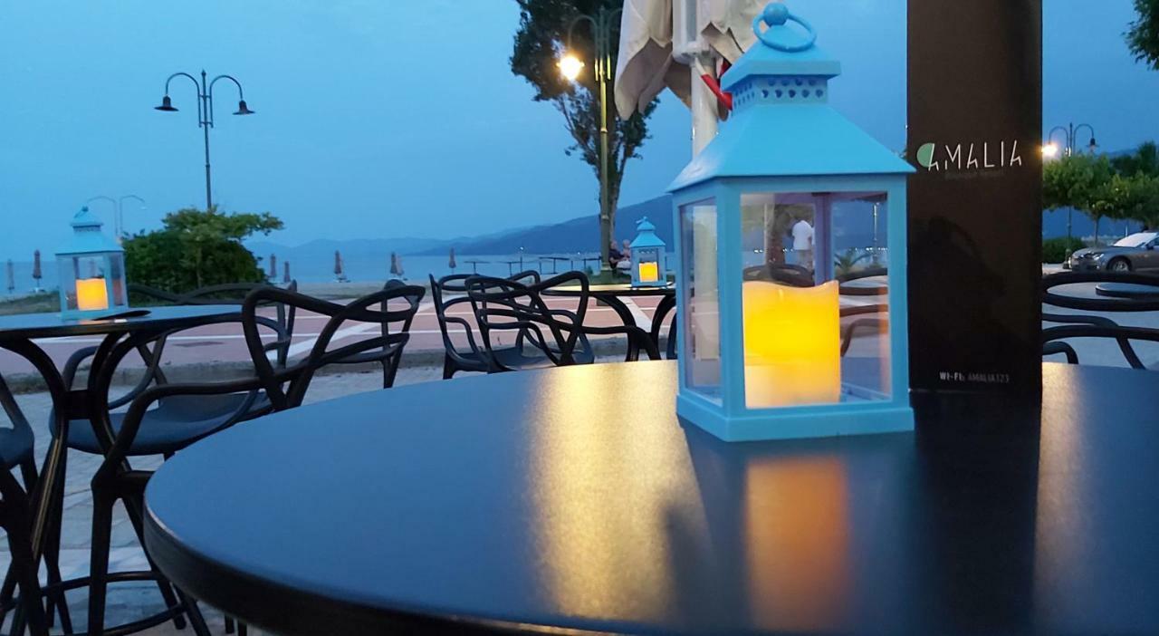 Amalia Rooms Sea View Nea Vrasna Ngoại thất bức ảnh